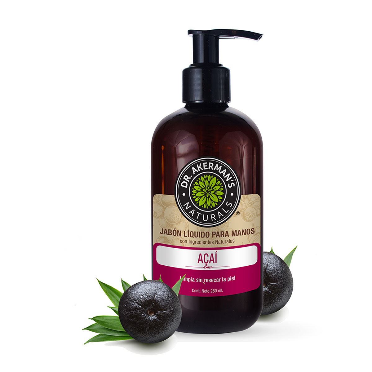 Jabón líquido para manos Acaí Dr Akerman´s image number null