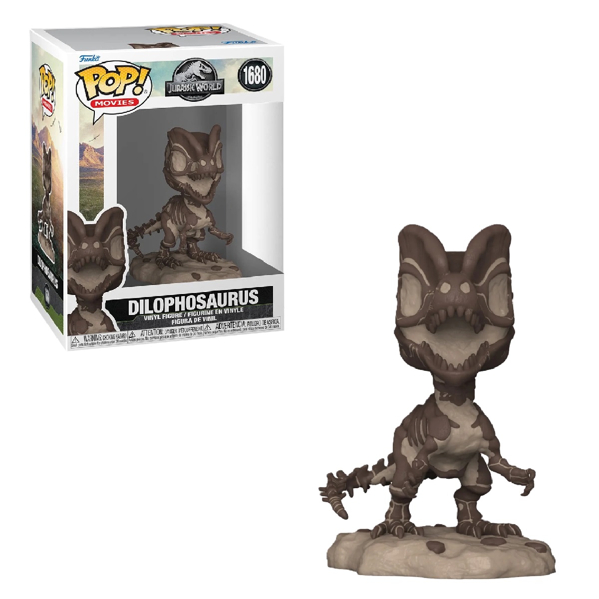Funko Pop Movies: Jurassic Park Fosil Dilophosaurus image number null