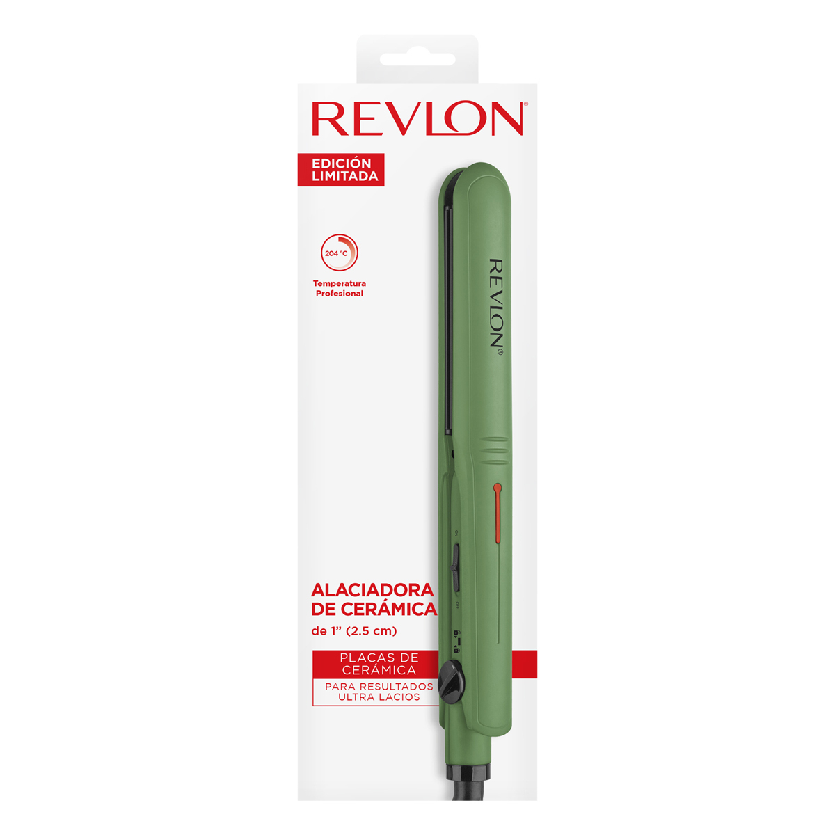 Alaciadora Cer&aacute;mica 1&rdquo; Verde Revlon image number null