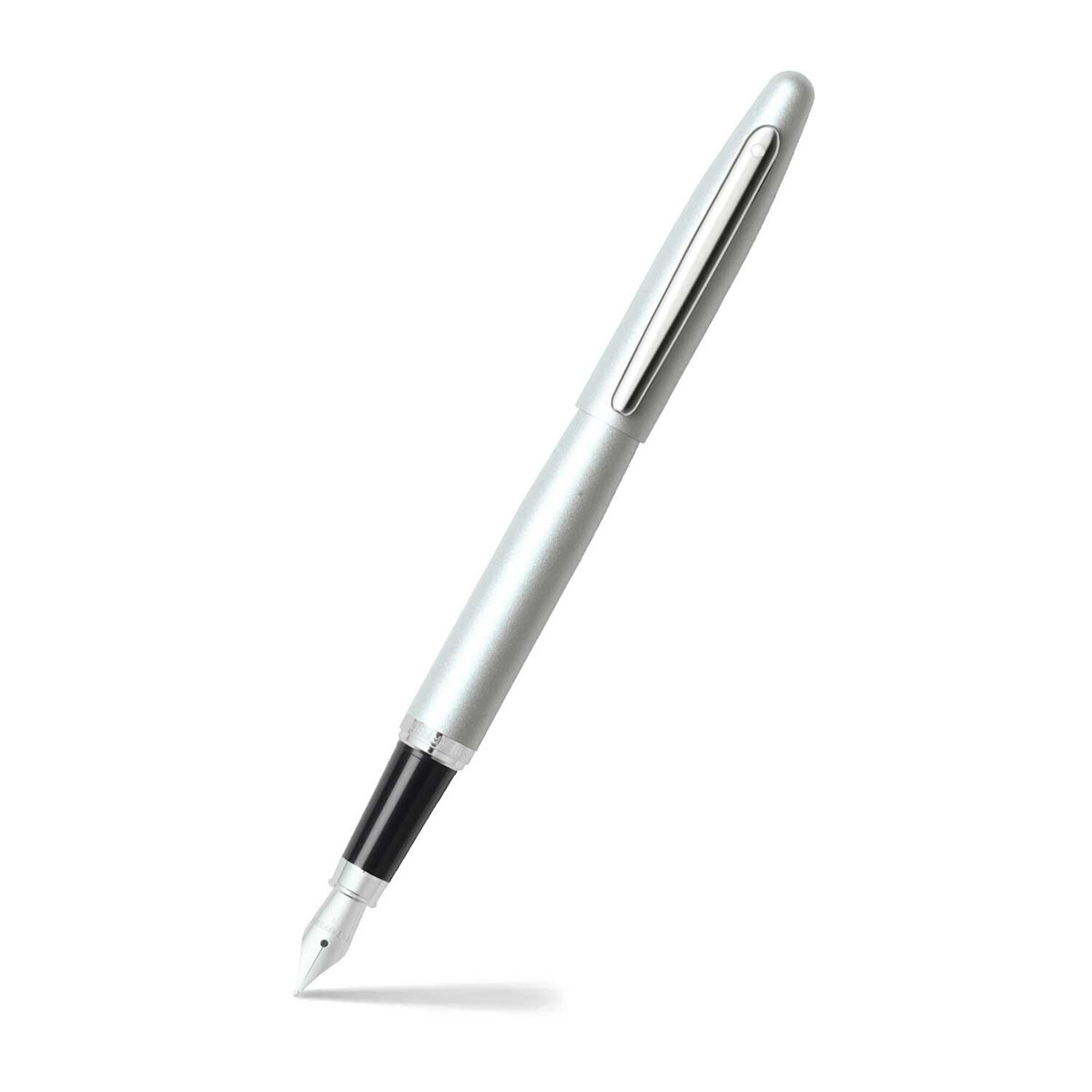 Pluma fuente  vfm plateado ct punto mediano Sheaffer image number null