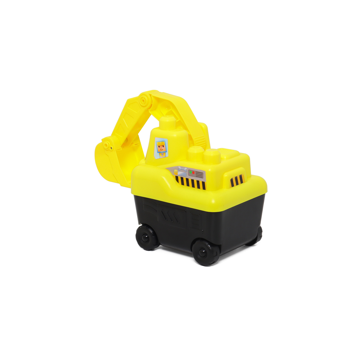 Camión Excavadora Bloques de Construcción Maxi 16 Piezas image number null