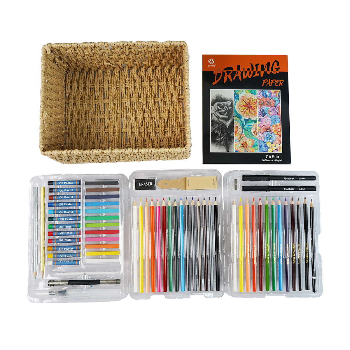 Set de Arte para Dibujo con 64 Piezas Conda image number null
