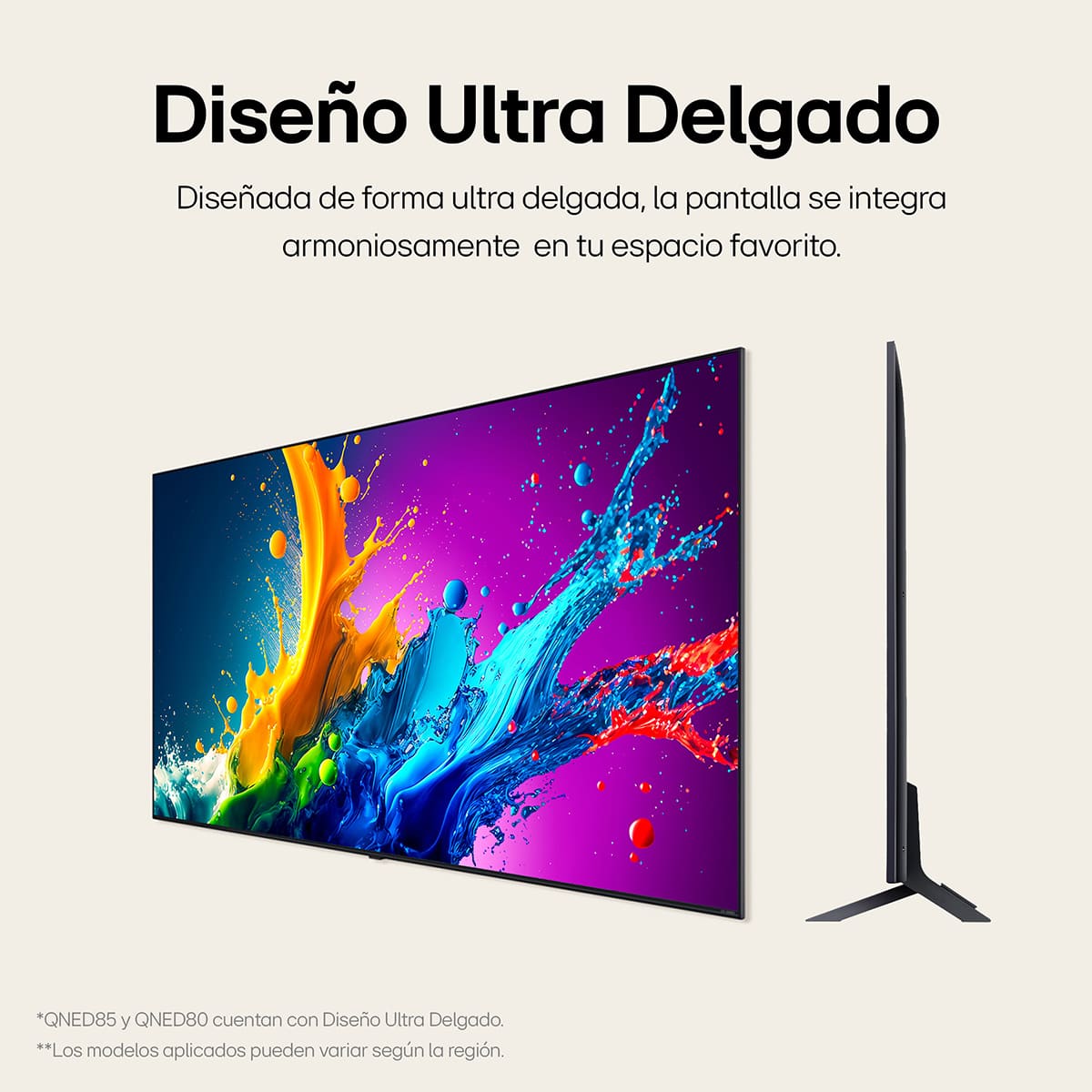 Pantalla LG QNED 55 Pulgadas 4K Smart TV Con Thinq AI 55QNED80TSA image number null