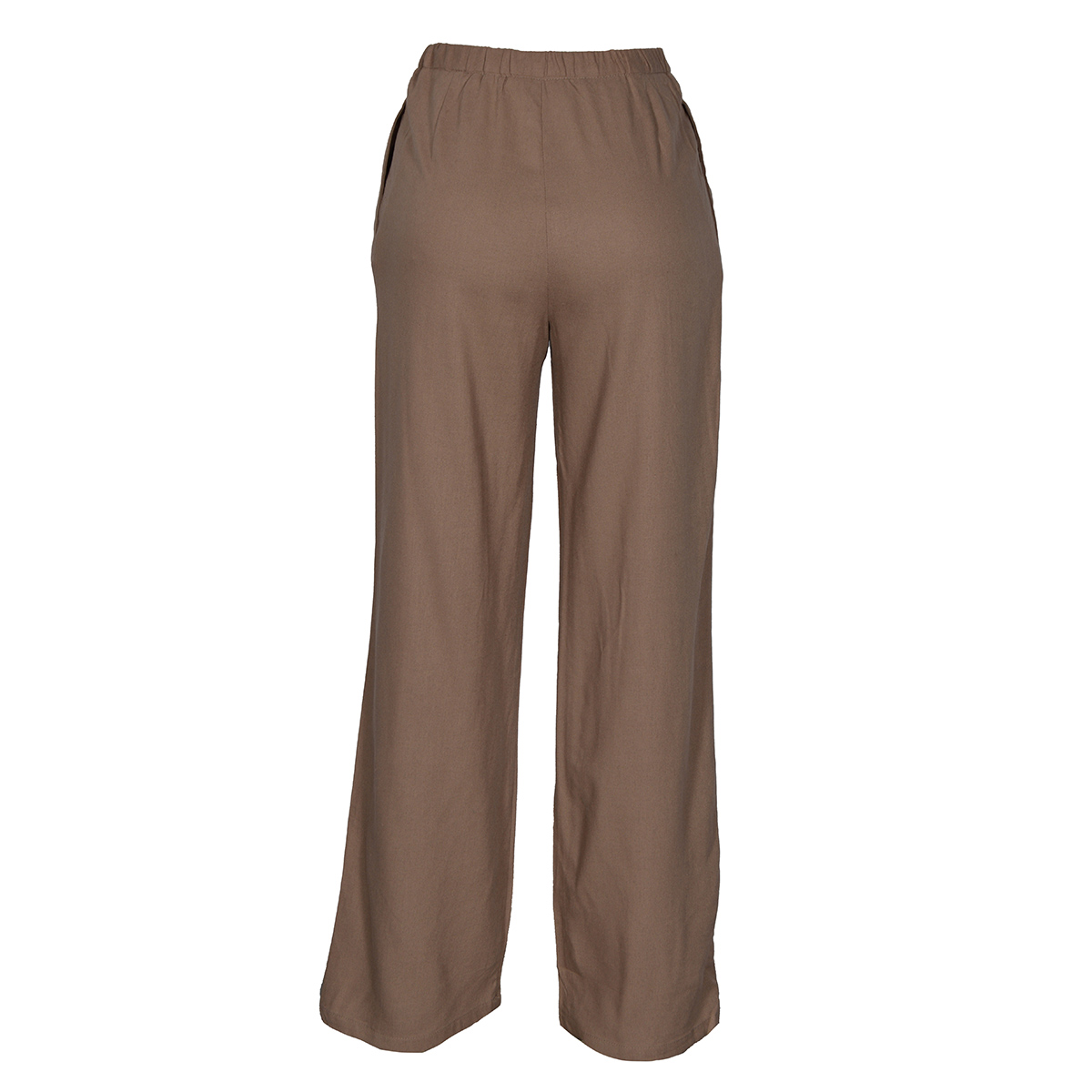 Pantalón Amplio con Bolsillos Philosophy Color Café Talla Chica para Mujer image number null
