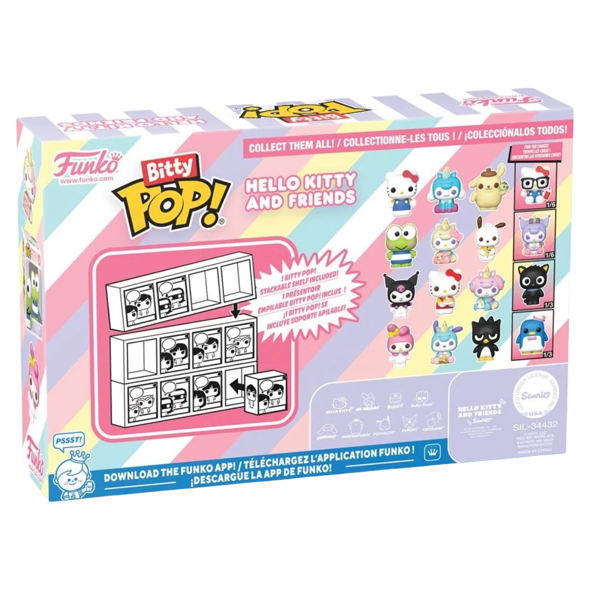 Funko Bitty Pop: Sanrio - Hello Kitty 4 Pack image number null