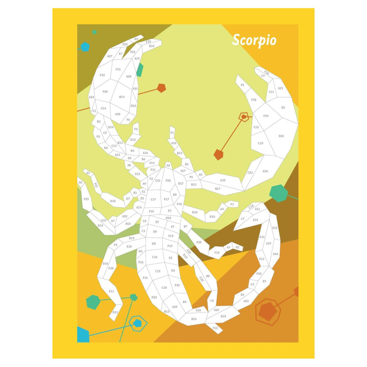 Paint by Sticker: Zodiac Create All 12 Zodiac Signs One Sticker at a Time image number null