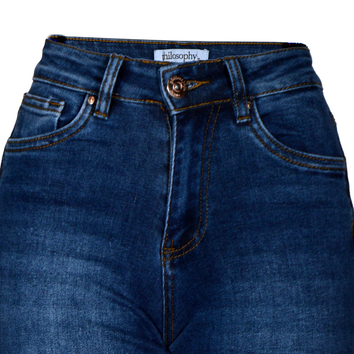 Jeans Recto Liso Philosophy Talla 9 para Mujer image number null
