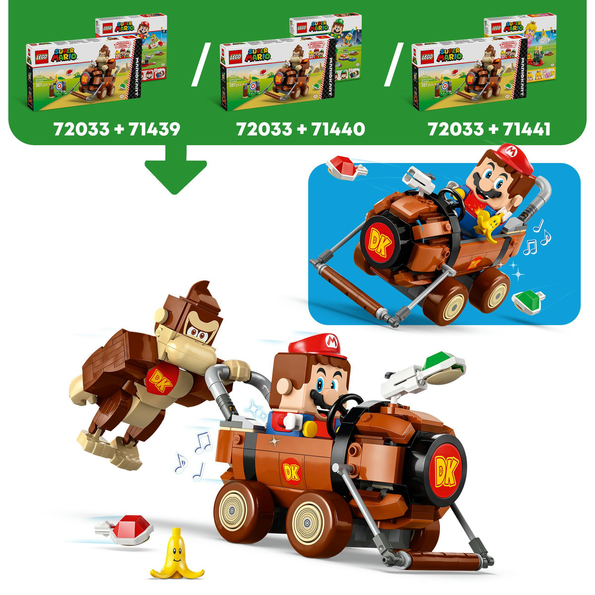 LEGO® Mario Kart™: Donkey Kong y Jumbo DK image number null