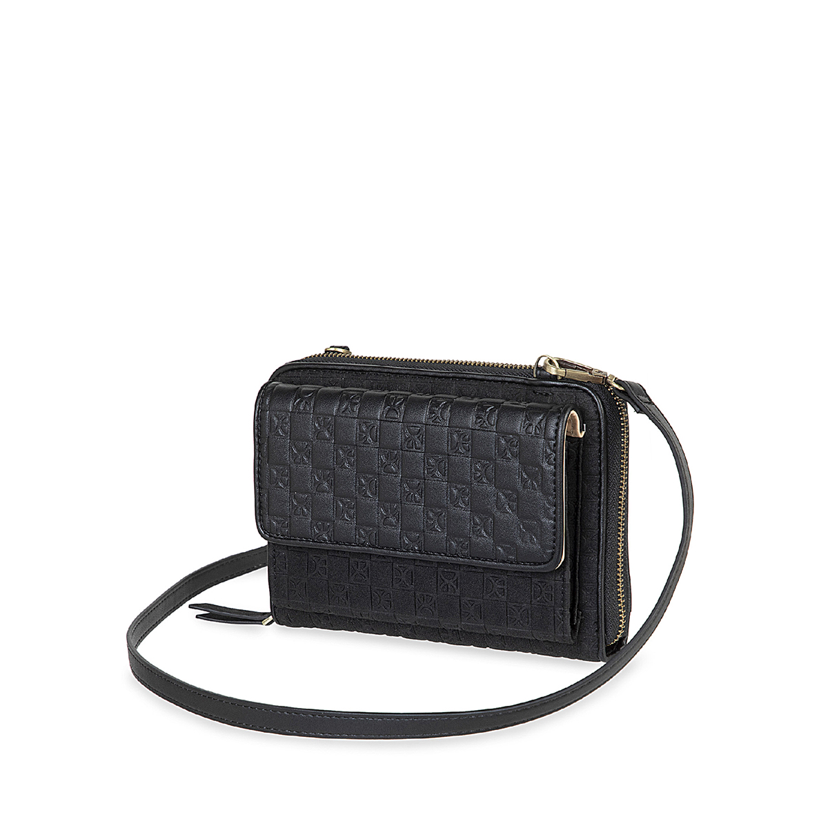 Billetera H&iacute;brida Cloe Negro para Mujer image number null