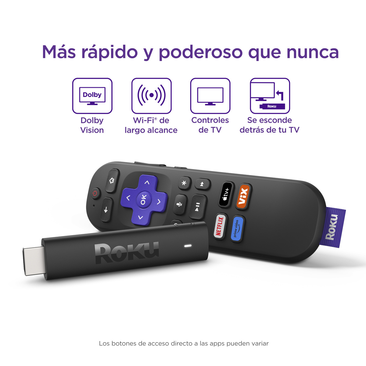 Dispositivo Roku Streaming Stick 4K image number null