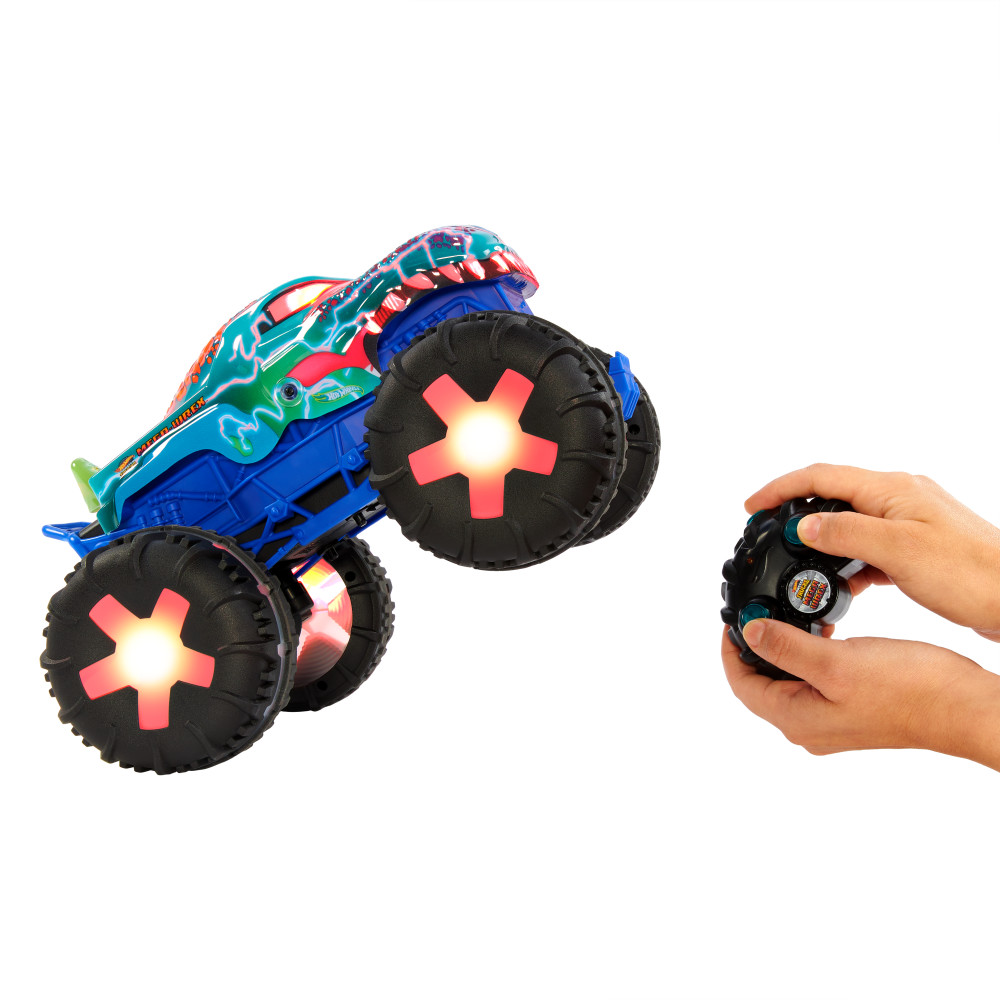 Vehículo de Control Remoto Mega Wrex con Luces y Sonidos Monster Trucks HOT WHEELS image number null