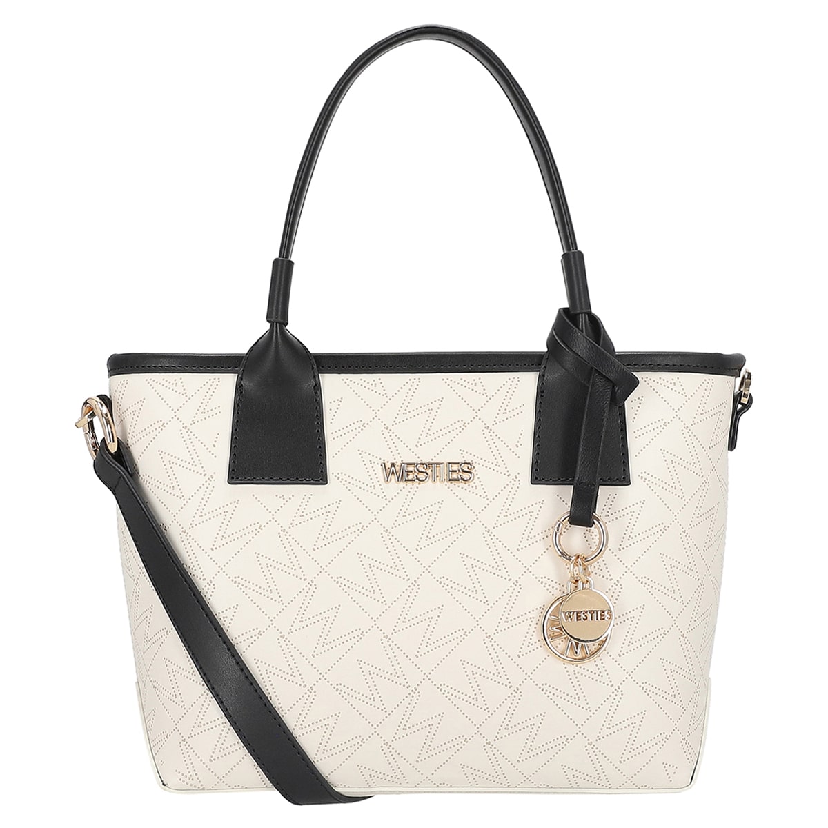 Bolsa Satchel Color Negro/Blanco para Mujer Westies image number null