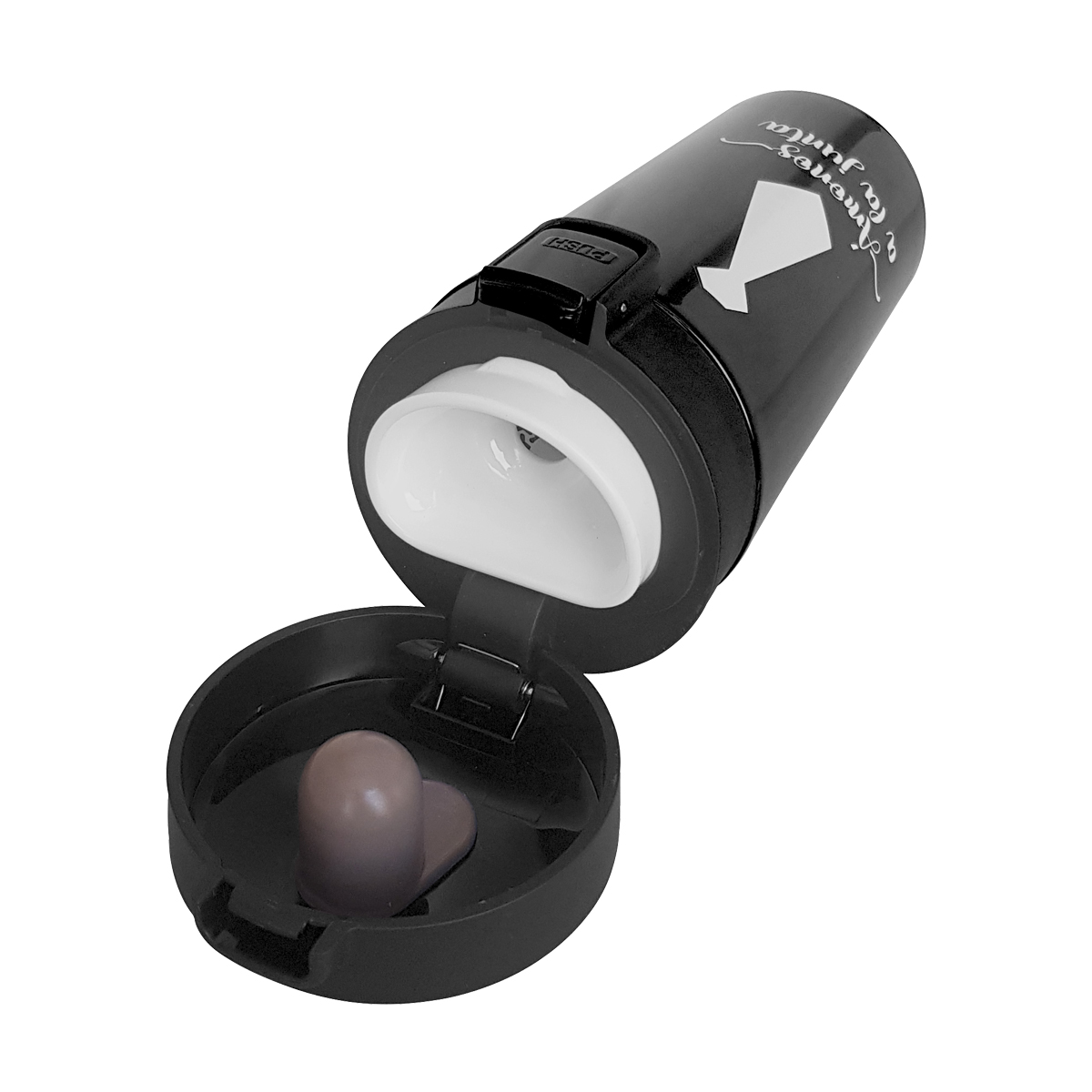 Vaso T&eacute;rmico Steiner Acero Inoxidable Divertido Dise&ntilde;o Negro 350 ml image number null