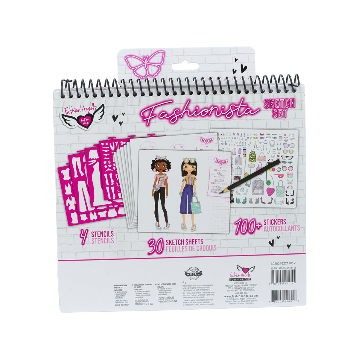 Cuadernillo Dise&ntilde;adora de Modas - Fashion Sketch portfolio"" image number null