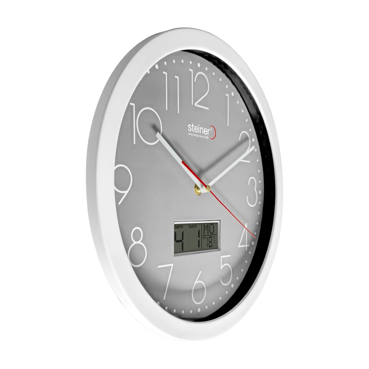 Reloj de Pared Steiner Color Gris STWA25-7163GY image number null
