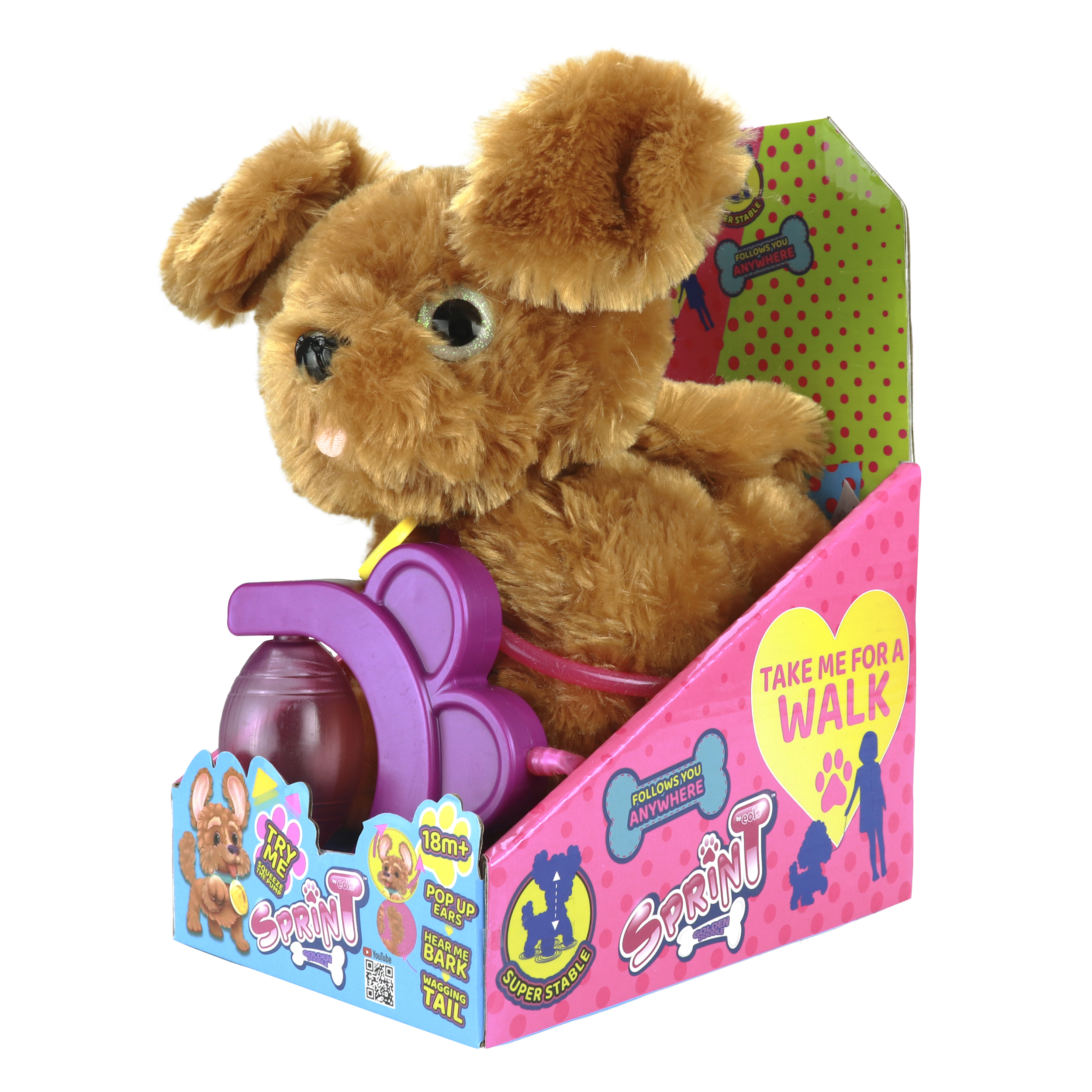 Peluche Electronico EOLO Perrito Sprint Golden Doodle image number null