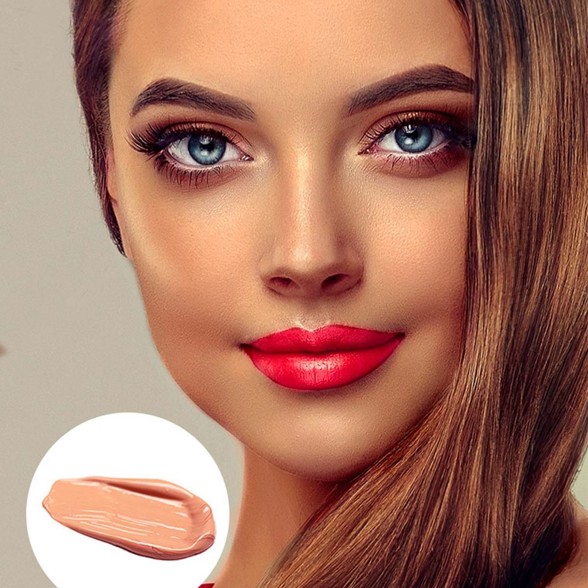 Maquillaje L&iacute;quido Matte 24 Beige Soleado Renova image number null