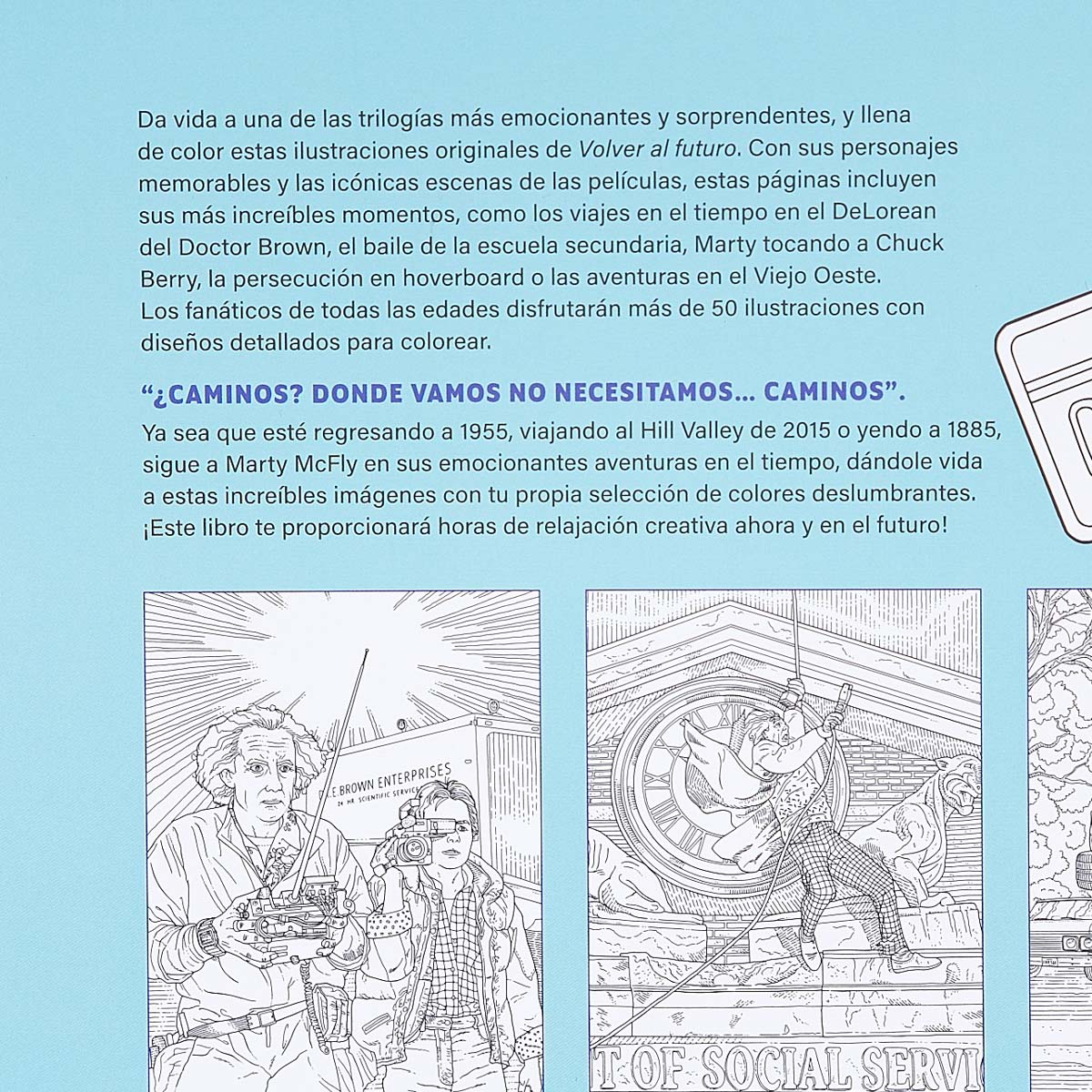 Volver Al Futuro El Libro Oficial Para Colorear image number null