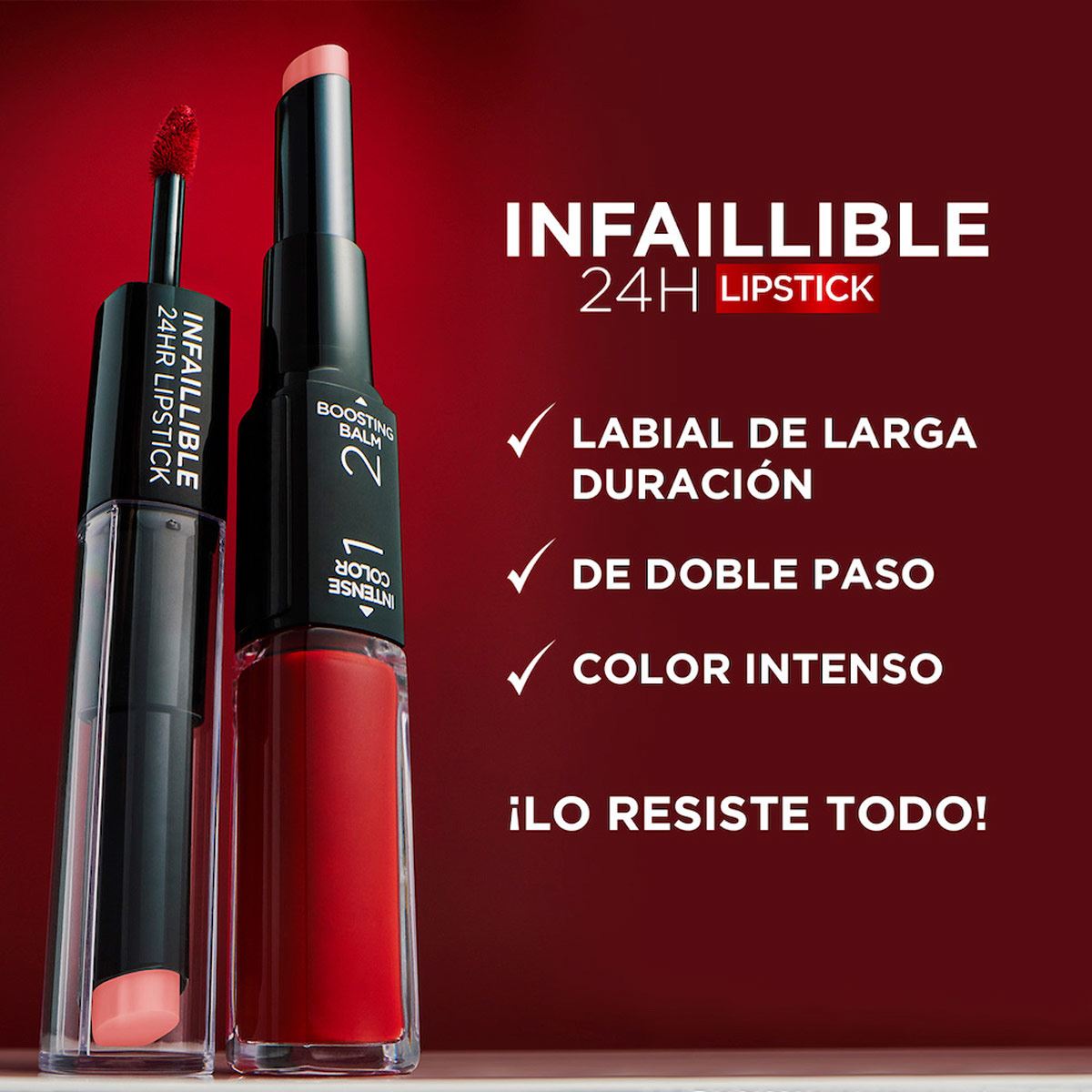 Labial liquido Infallible X3 302 Rose Eternite image number null