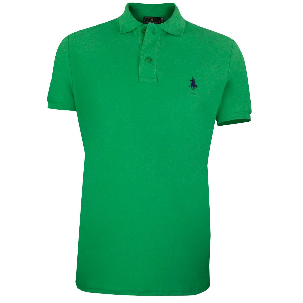 Playera Polo Mc Pique algodón Xg verde image number null