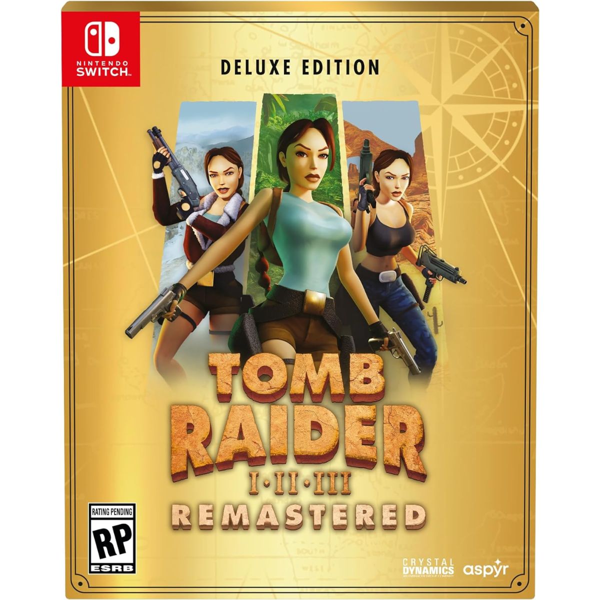 Set de Colección Tomb Raider I-II-III Remastered Edición Delux NSW Nintendo Switch image number null