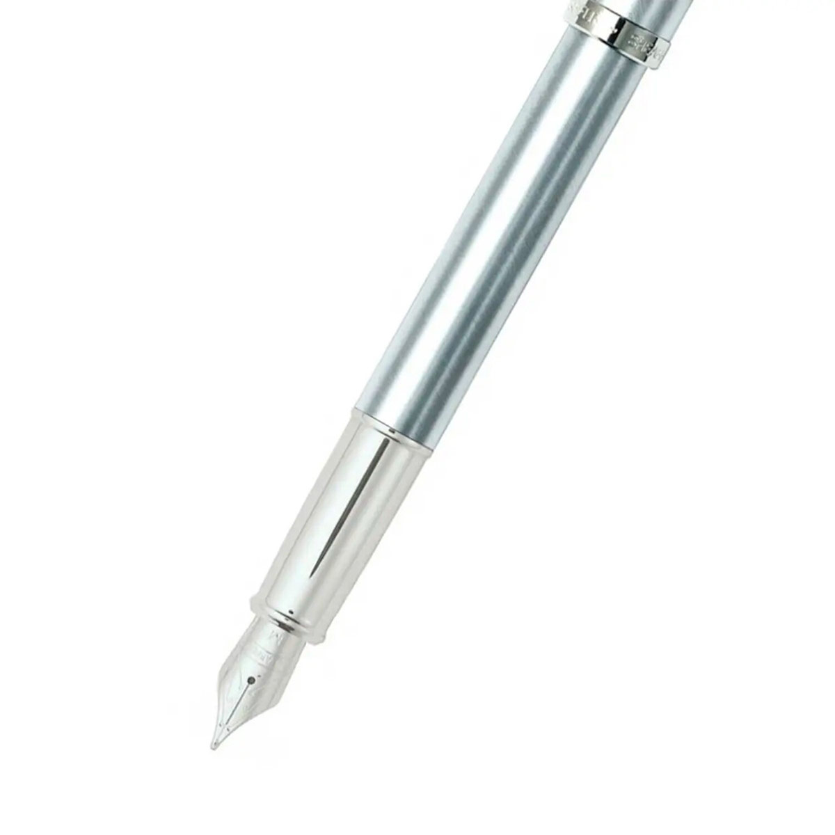 Pluma fuente  serie 100 cromo cepillado ct punto mediano Sheaffer image number null