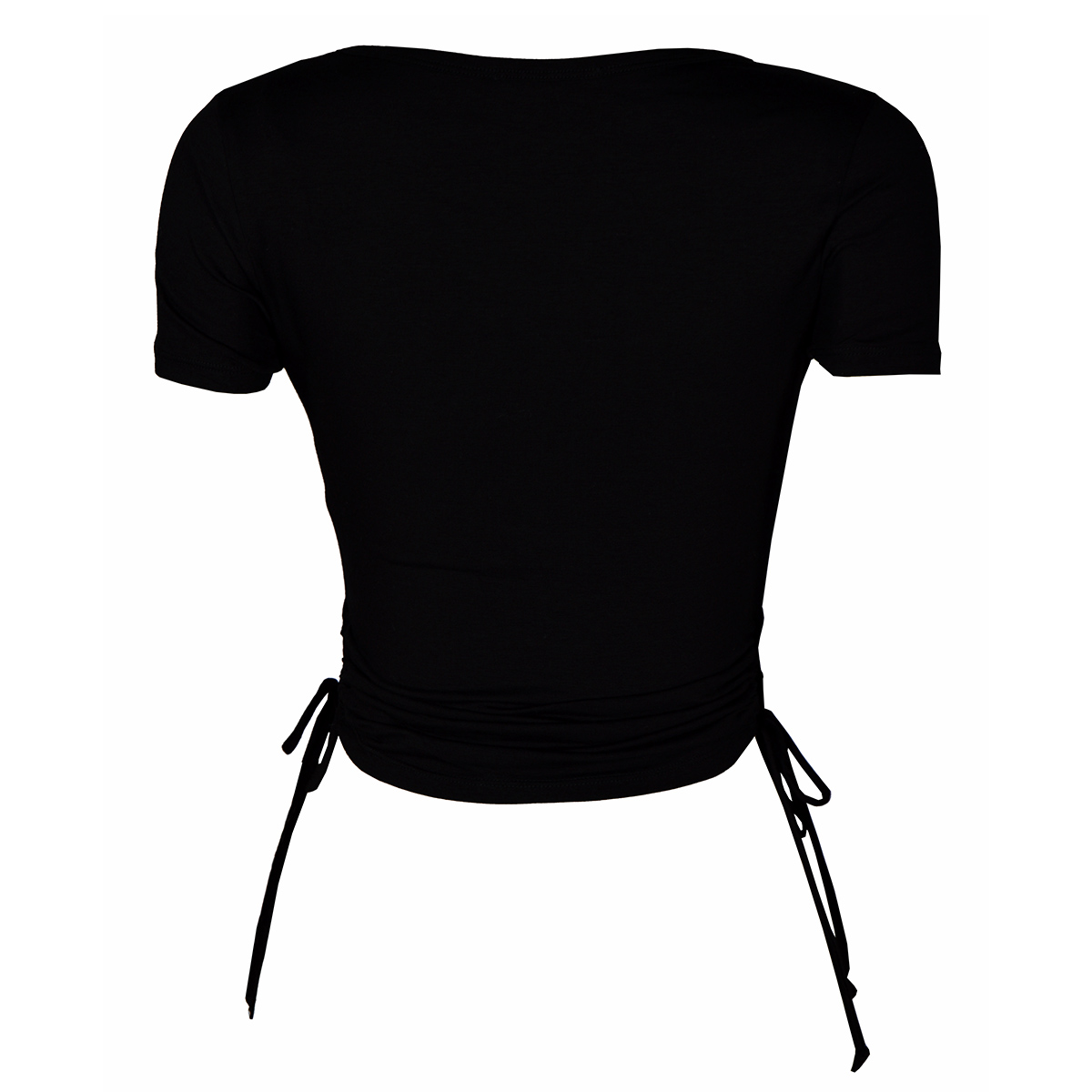 Playera con Jareta en Costado Philosophy Talla Mediana Color Negro para Mujer image number null