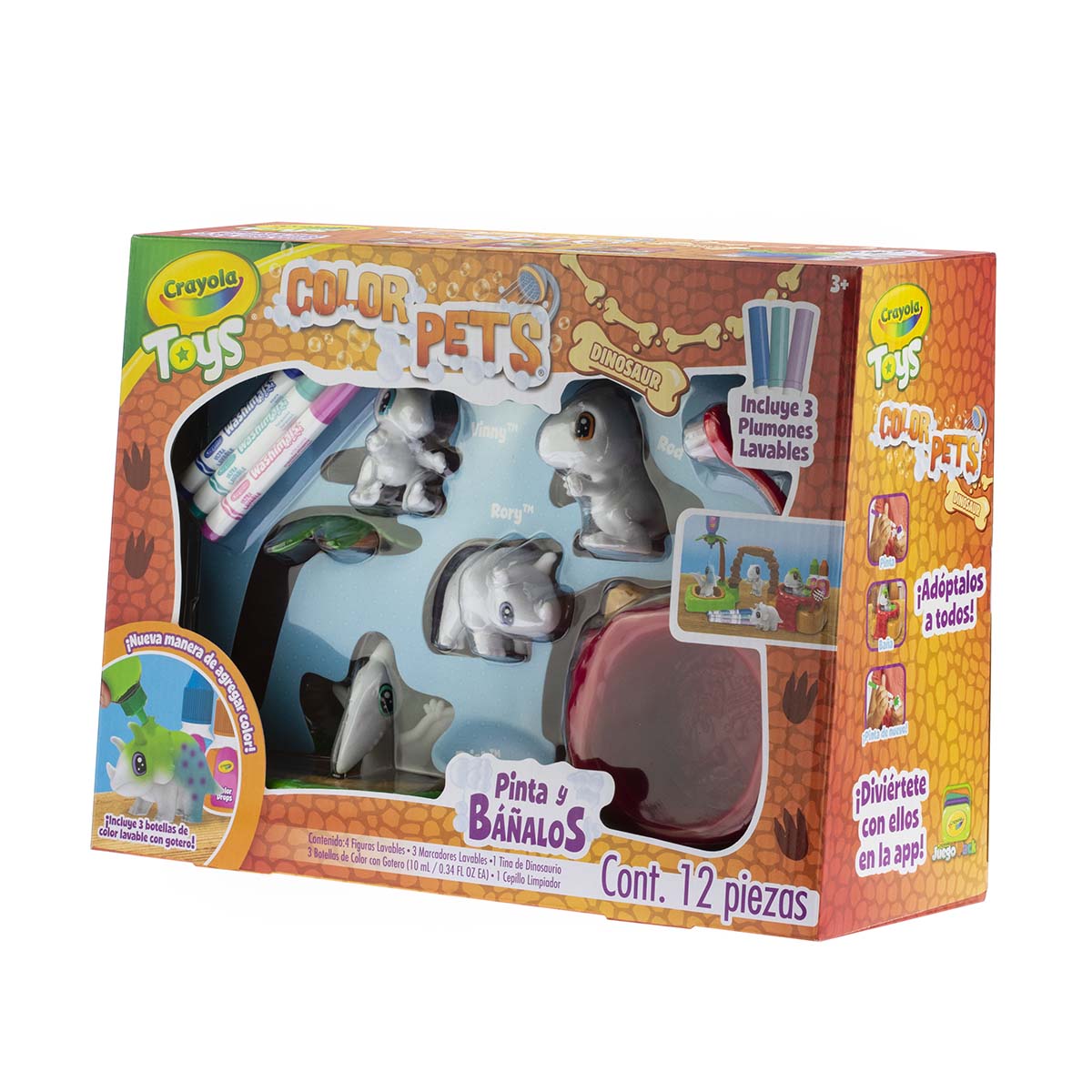 Toys Color Pets Dinosaurio CRAYOLA image number null