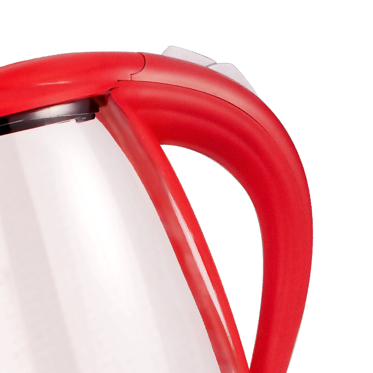 Hervidor Vidrio 1.7  Rojo Timco image number null