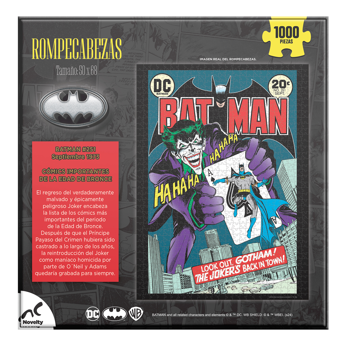 Rompecabezas Coleccionable Joker Comic 1000 piezas image number null