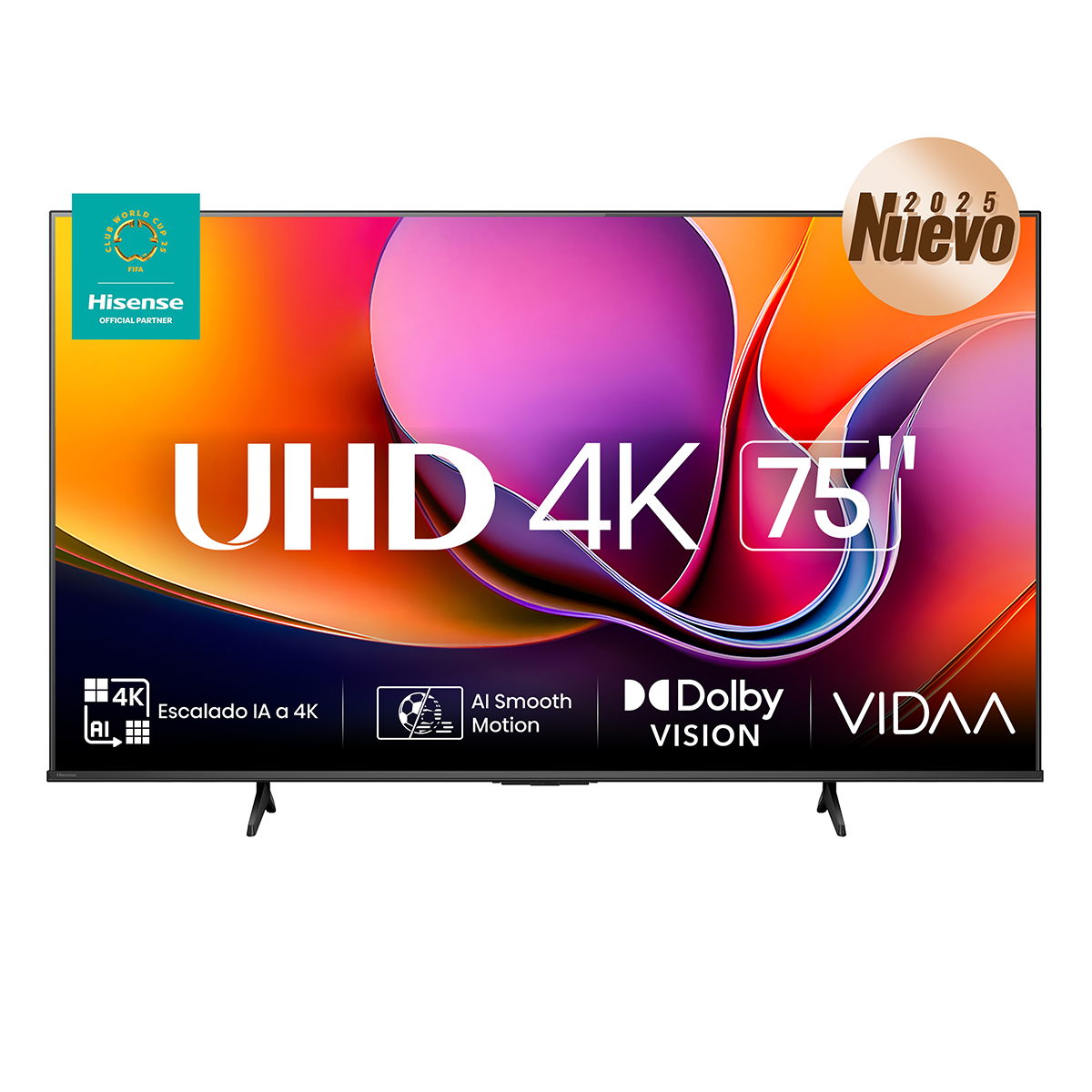 Pantalla Hisense de 75 Pulgadas 4K 75a65nv image number null