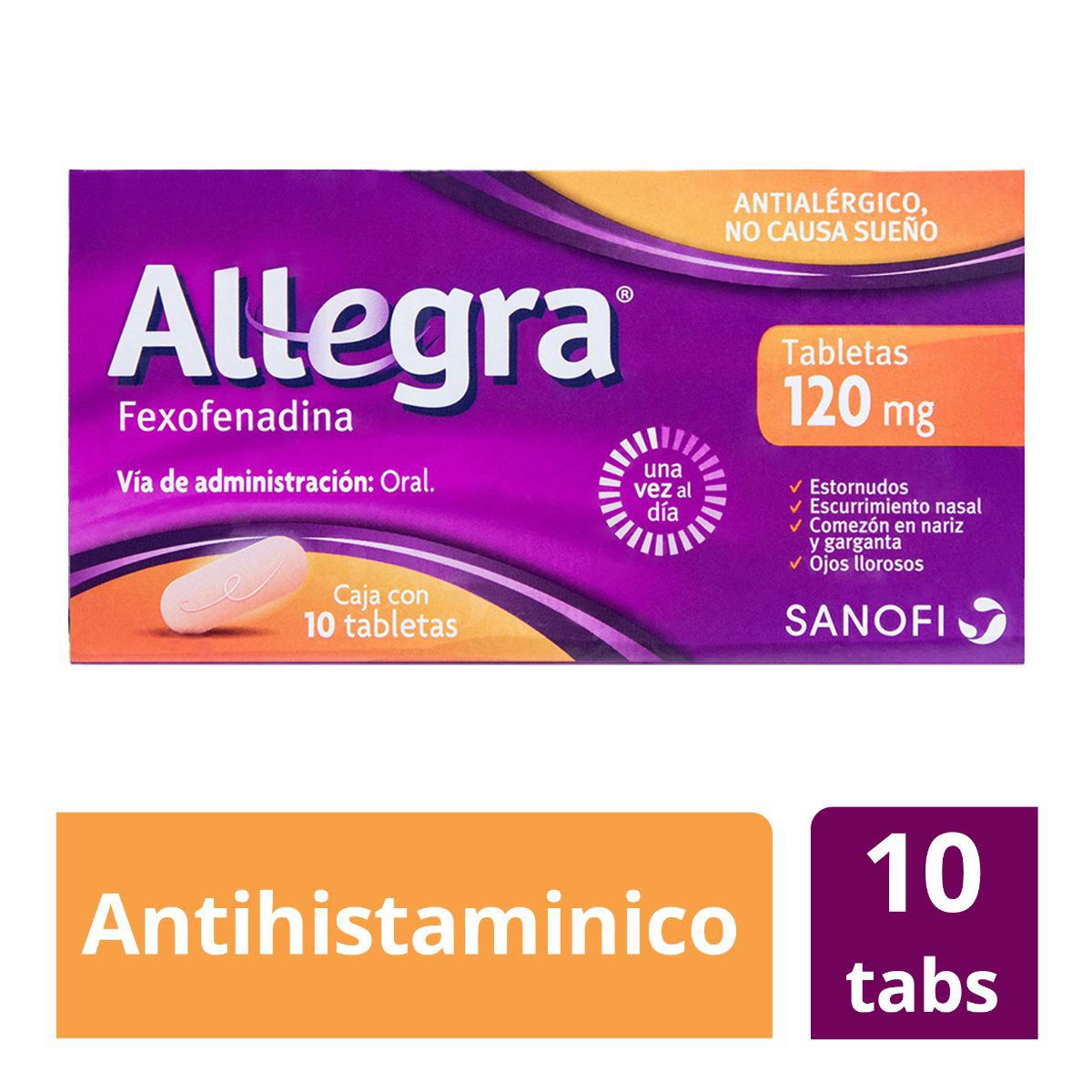 Allegra 120 Mg Cpr 10 image number null