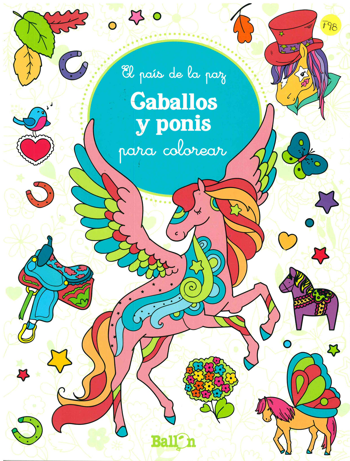 Caballos y Ponis (El pa&iacute;s de la paz para colorear) image number null