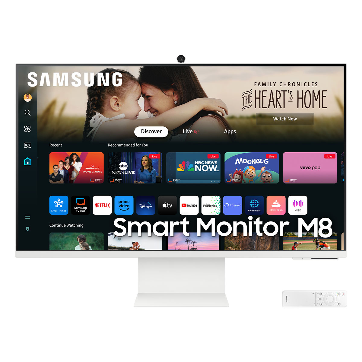Monitor Inteligente Samsung  32 Pulgadas 4K Con Cámara LS32DM801ULXZX image number null