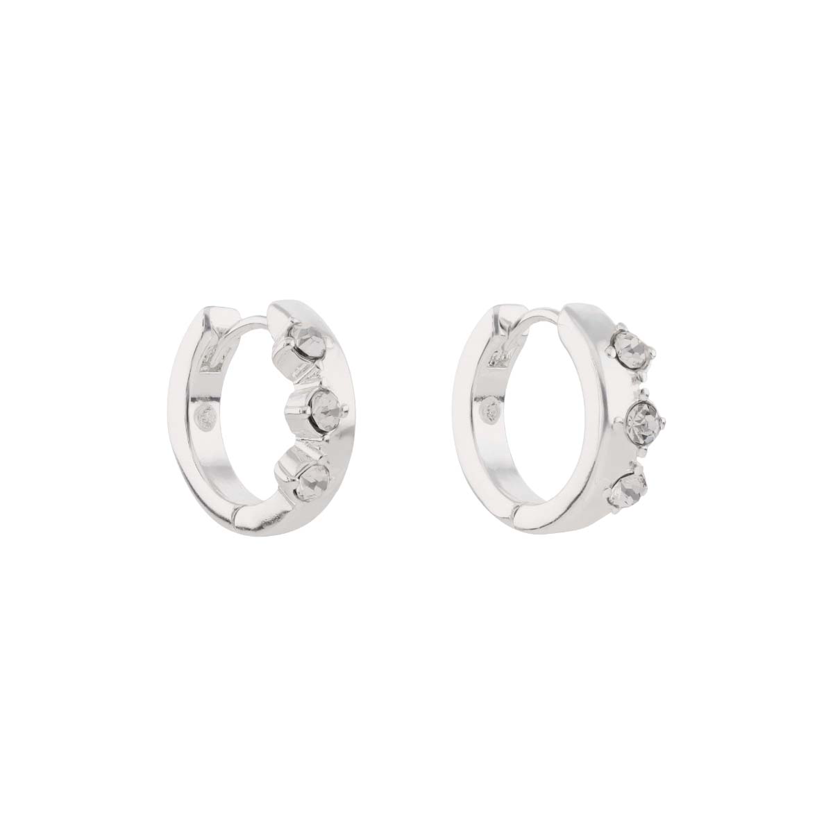 Aretes Plateados Arracada de Varias Formas Nine West image number null