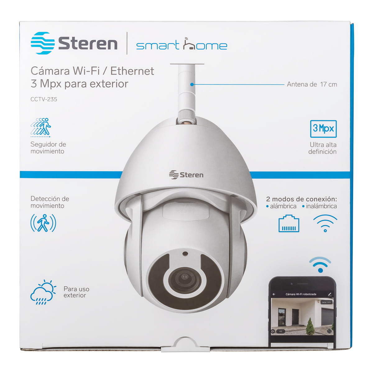 Cámara de Seguridad Wi-Fi Exterior CCTV-235 image number null