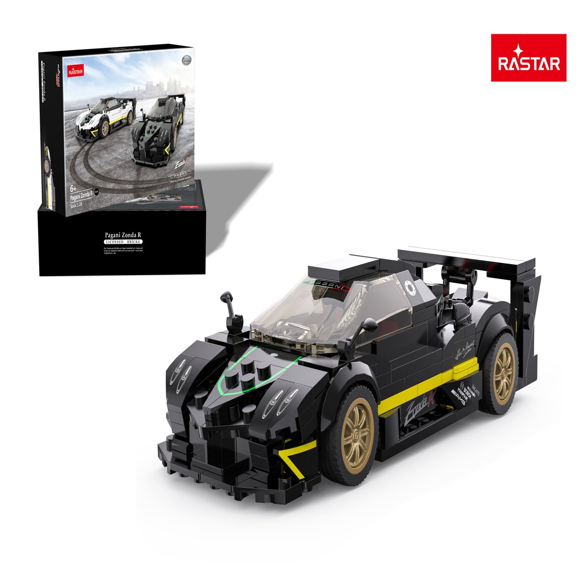 Vehículo de Radio Control 128 Pagani Zonda R Bricks image number null