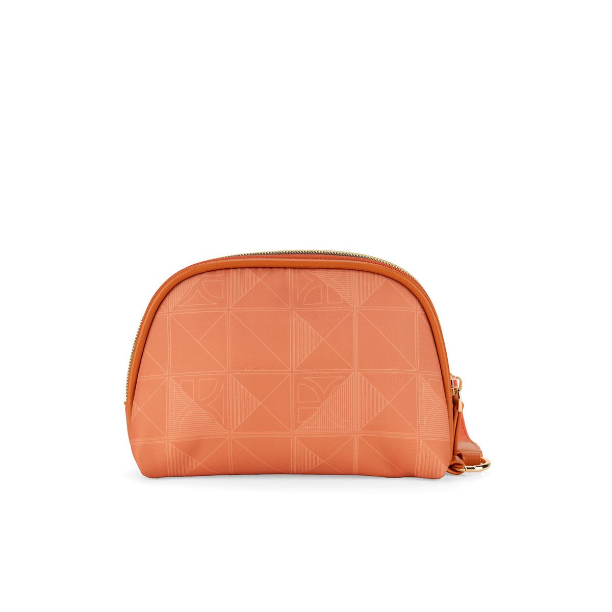 Cosmetiquera Cierre Sencillo Cloe Naranja para Mujer image number null