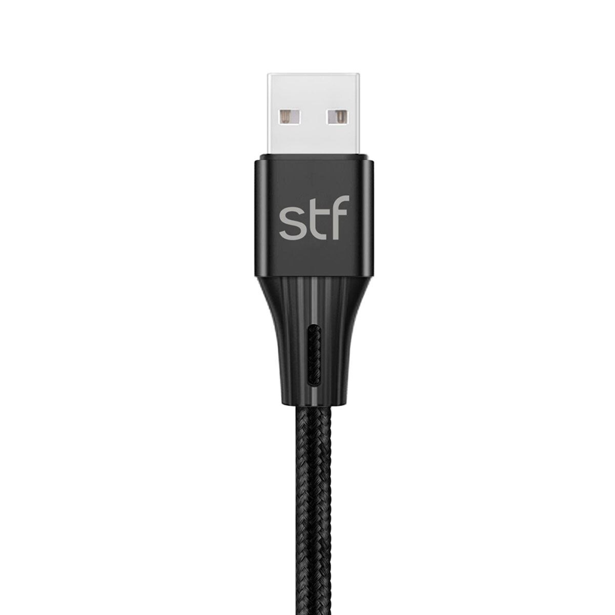 Cable STF micro USB carga rápida 1.8 m negro image number null