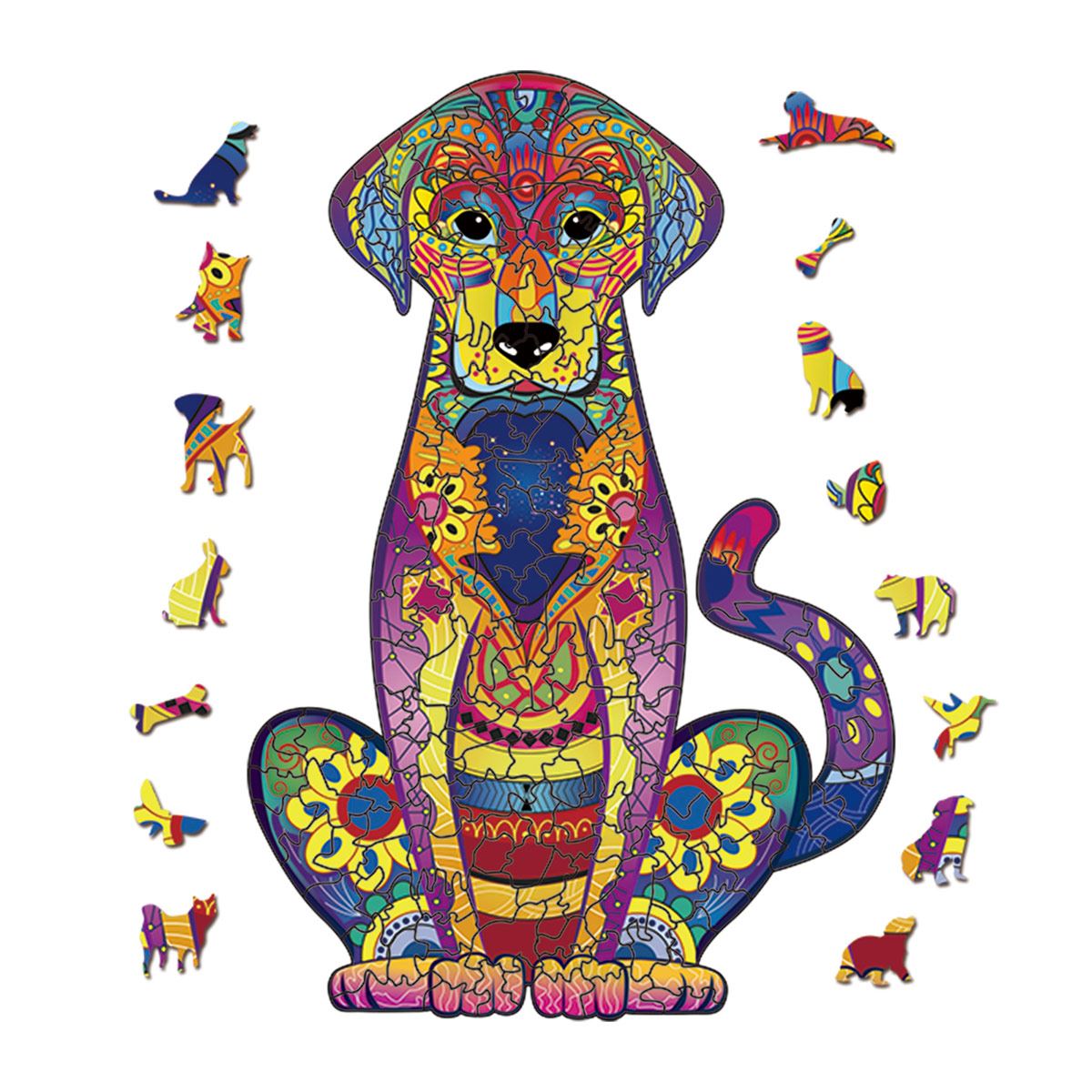 Rompecabeza Irregular Mediano Animal Perro image number null