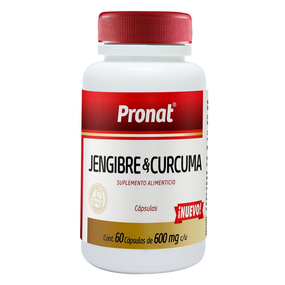 Jengibre y Cúrcuma 60 caps image number null