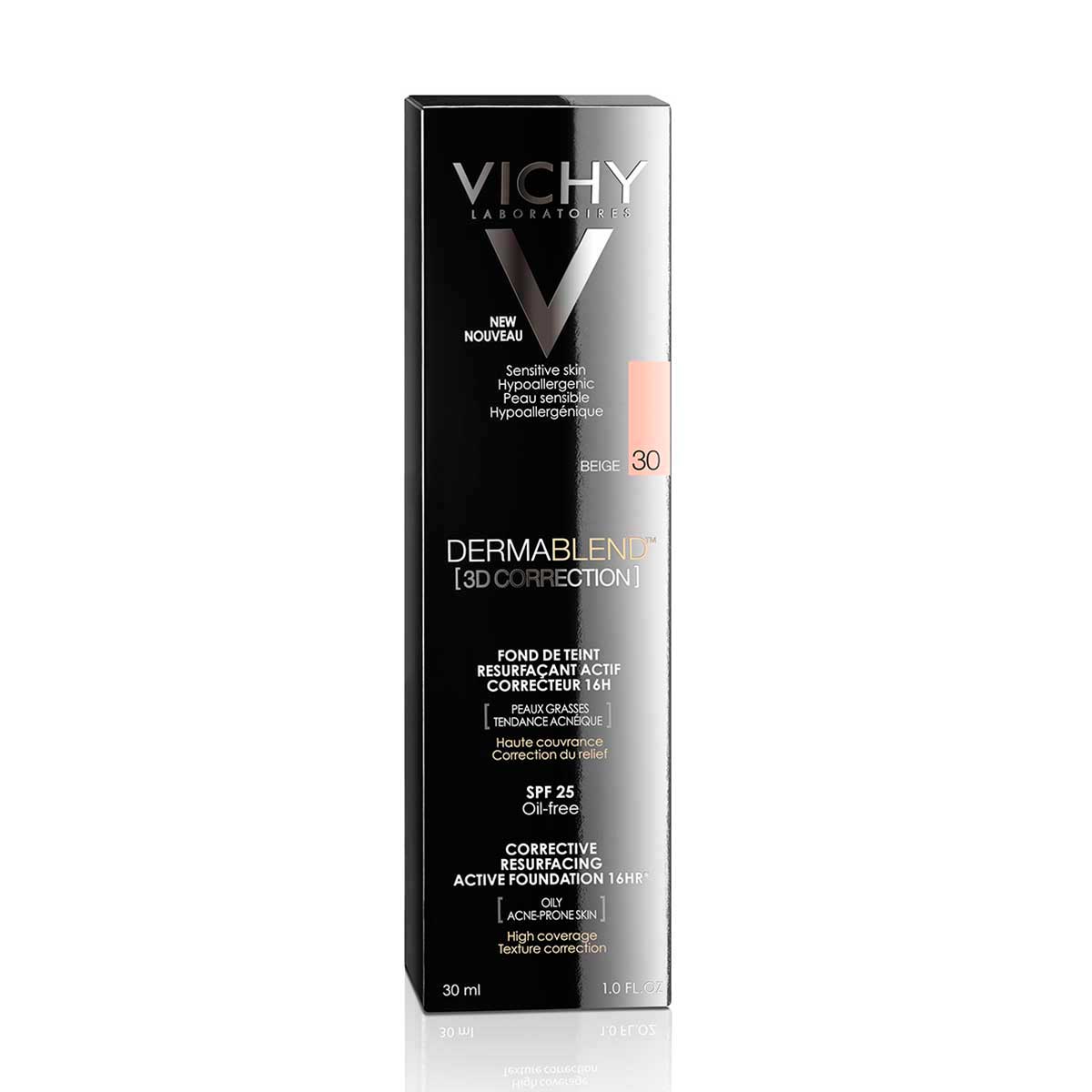 Vichy Dermablend 3D Base de Maquillaje en mousse Tono 30 30ml image number null