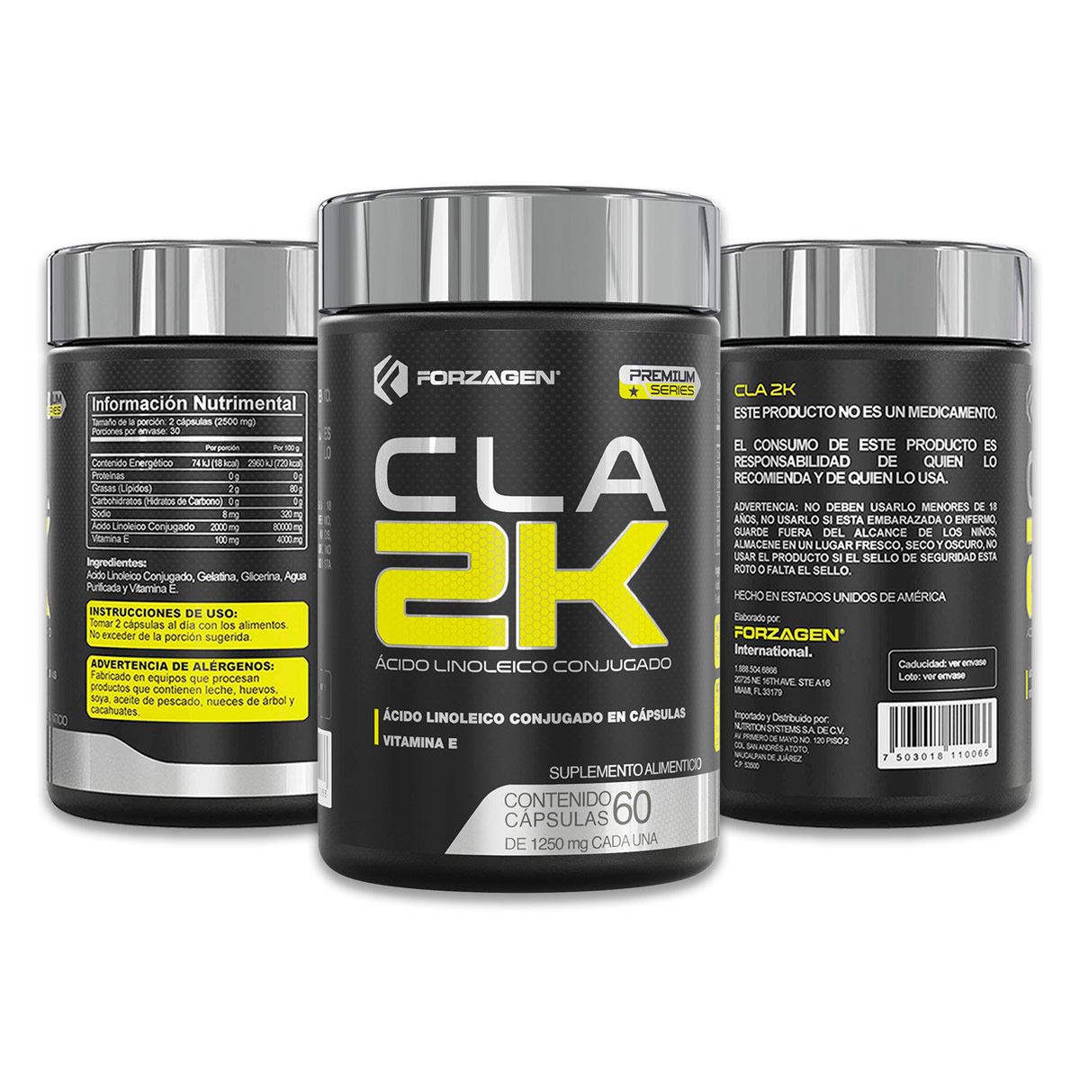 CLA-2K 60 capsulas Forzagen image number null