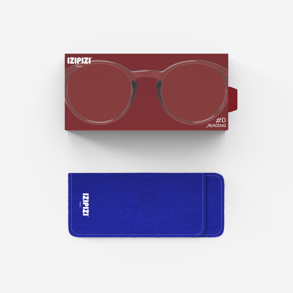 Lente de Lectura Izipizi D Rojo Cristal +2.50 image number null