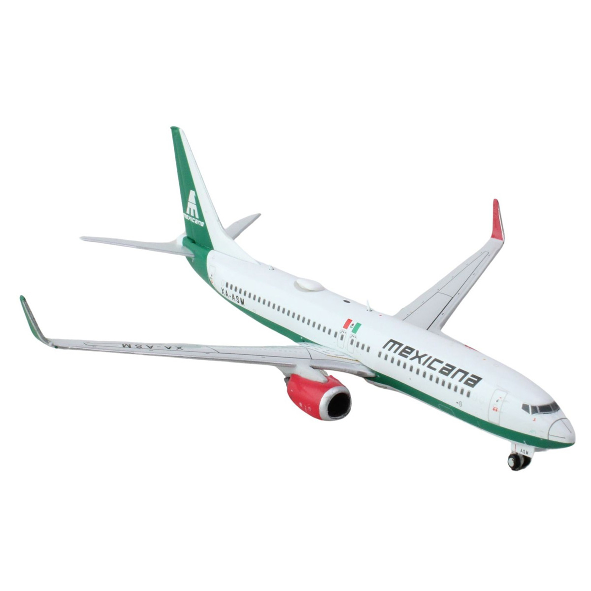 Avi&oacute;n Coleccionable Gemini Mexicana 737-800w 1400 Regxa image number null