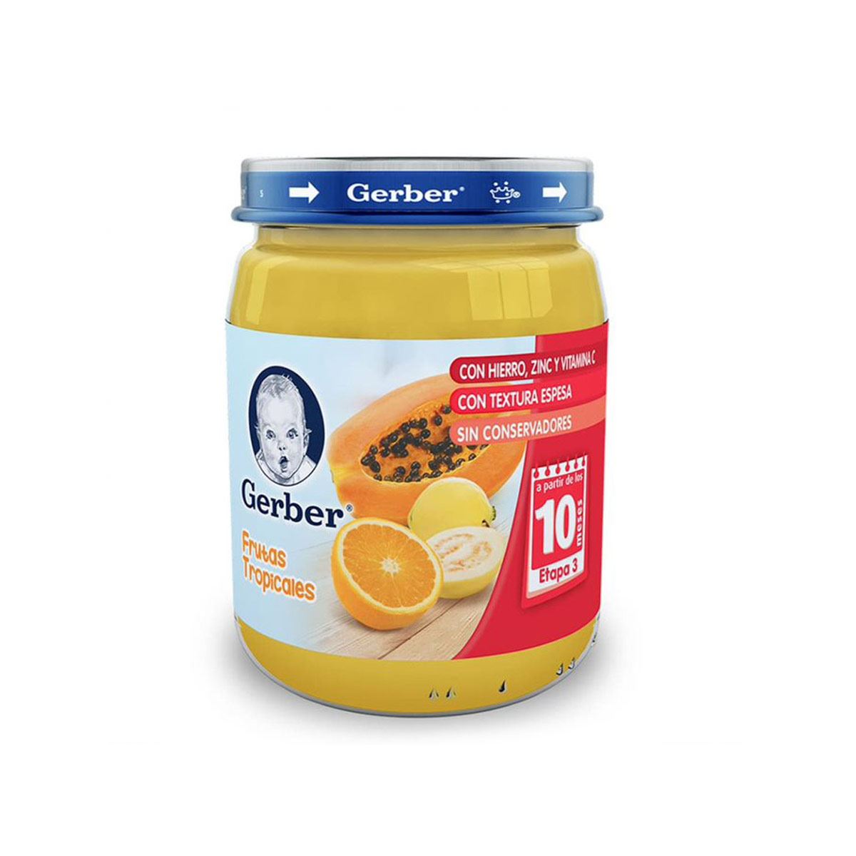 Gerber Frutas Tropicales Tercera Etapa 170 Gr image number null