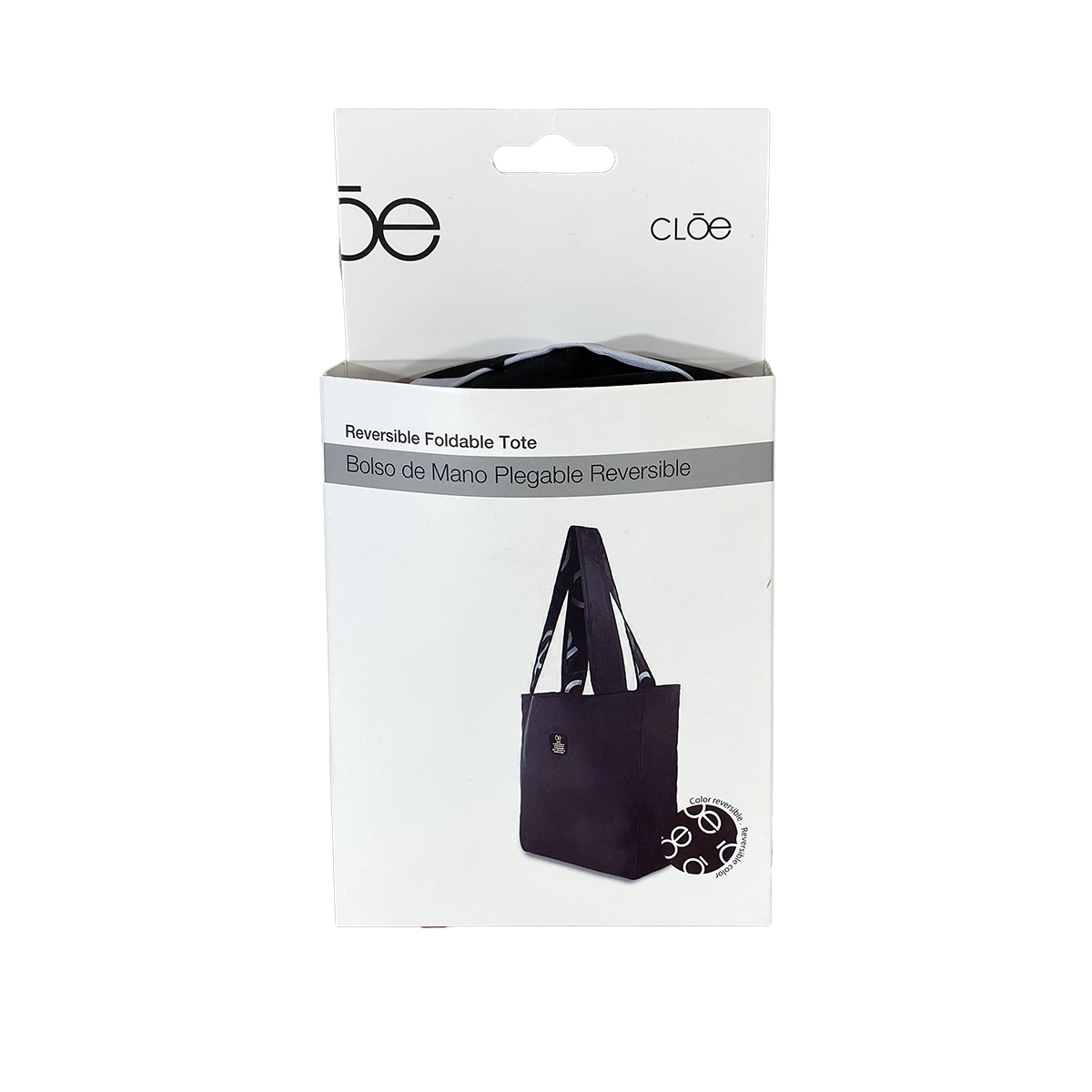 Bolsa Plegable reversible Mediana Negro-Logo OE image number null