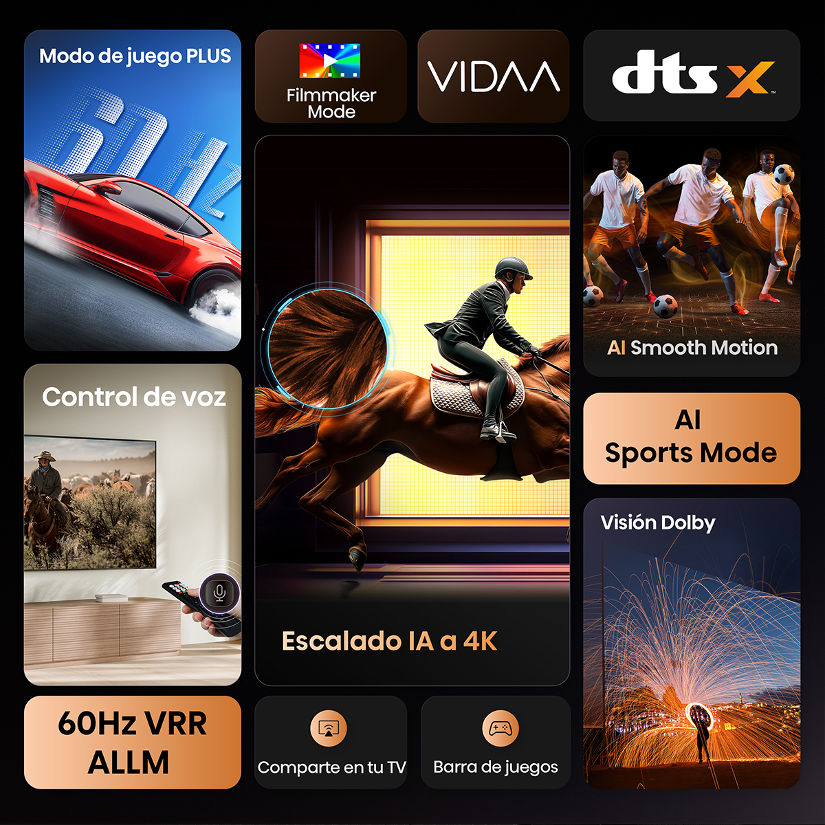 Pantalla Hisense de 75 Pulgadas 4K 75a65nv image number null