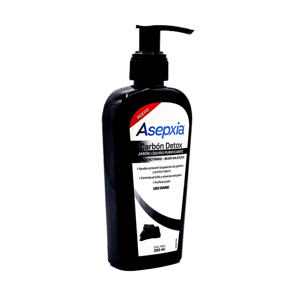 Asepxia Carbón Jabón Líquido 200 ml Global image number null