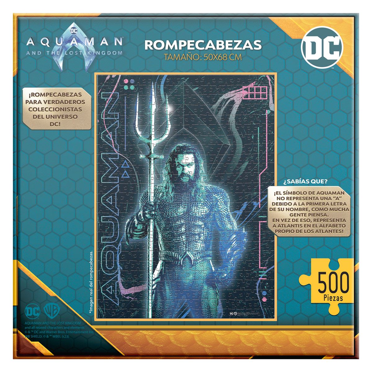 Rompecabezas Coleccionable Aquaman 500 piezas image number null